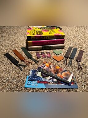 Book Lot! Not A Happy Family, Reckless Girls & The Writing Retreat, Bookmarks!